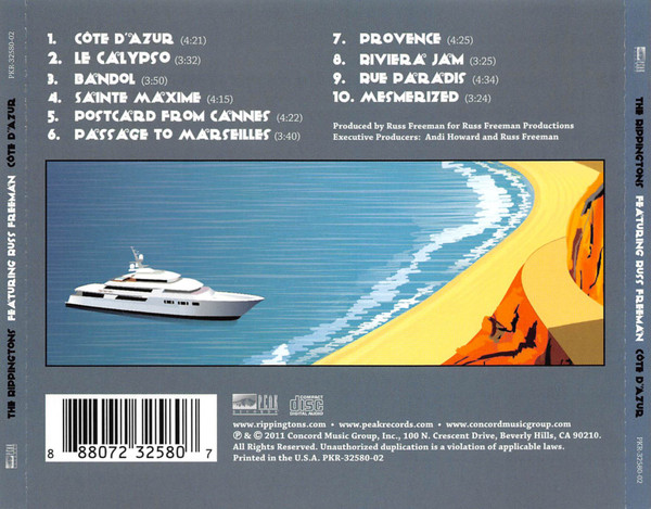 The Rippingtons Featuring Russ Freeman - Cote D'Azur | Peak Records (PKR-32580-02) - 2