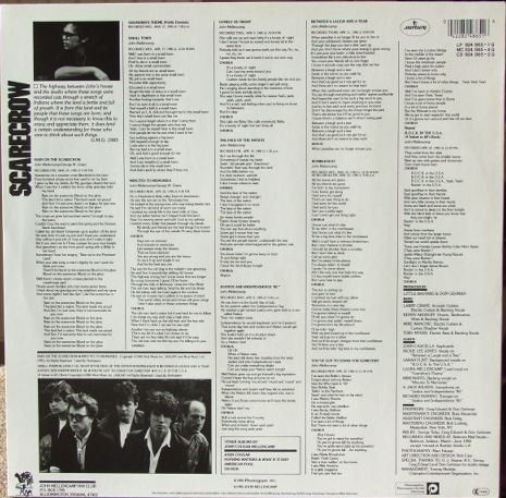 John Cougar Mellencamp - Scarecrow | Mercury (824 865-1) - 2 John Cougar Mellencamp - Scarecrow | Mercury (824 865-1) - 2