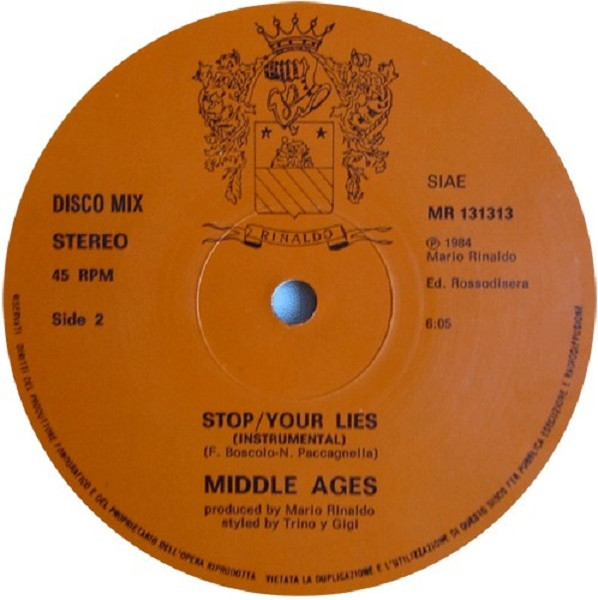 Middle Ages - Stop Your Lies | Rinaldo (MR 131313) - 4 Middle Ages - Stop Your Lies | Rinaldo (MR 131313) - 4