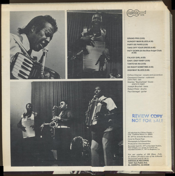 Clifton Chenier And His Red Hot Louisiana Band - Clifton Chenier And His Red Hot Louisiana Band | Arhoolie Records (1078) - 2