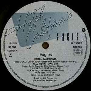 Eagles - Hotel California | Asylum Records (53 051-A) - 4