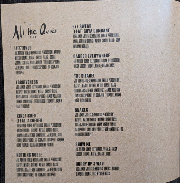 Joe Armon-Jones - All The Quiet (Part I) | Aquarii Records (AQU011LPC) - 5 Joe Armon-Jones - All The Quiet (Part I) | Aquarii Records (AQU011LPC) - 5