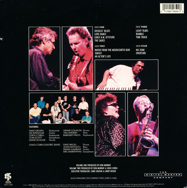 Dave Grusin , Lee Ritenour , Chick Corea , Diane Schuur , Tom Scott - GRP Super Live | GRP (GR-2-1650) - 4 Dave Grusin , Lee Ritenour , Chick Corea , Diane Schuur , Tom Scott - GRP Super Live | GRP (GR-2-1650) - 4