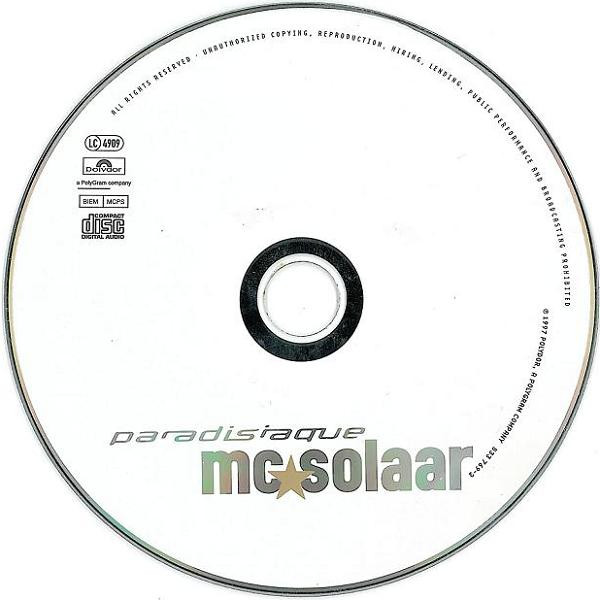 MC Solaar - Paradisiaque | Polydor (533 769-2) - 3
