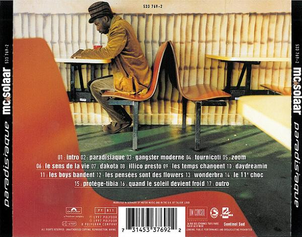 MC Solaar - Paradisiaque | Polydor (533 769-2) - 2
