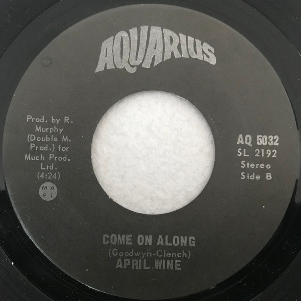 April Wine - I'm On Fire For You Baby (7") [Vinyl] | Aquarius Records (AQ 5032) - 2