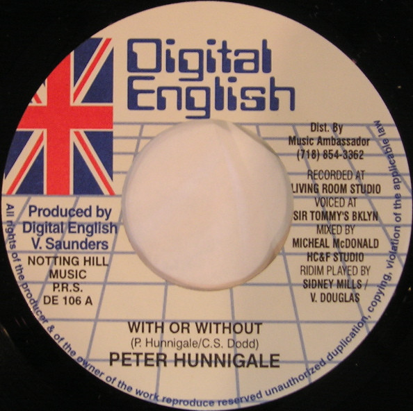 Peter Hunnigale - With Or Without | Digital English (DE 106) - main