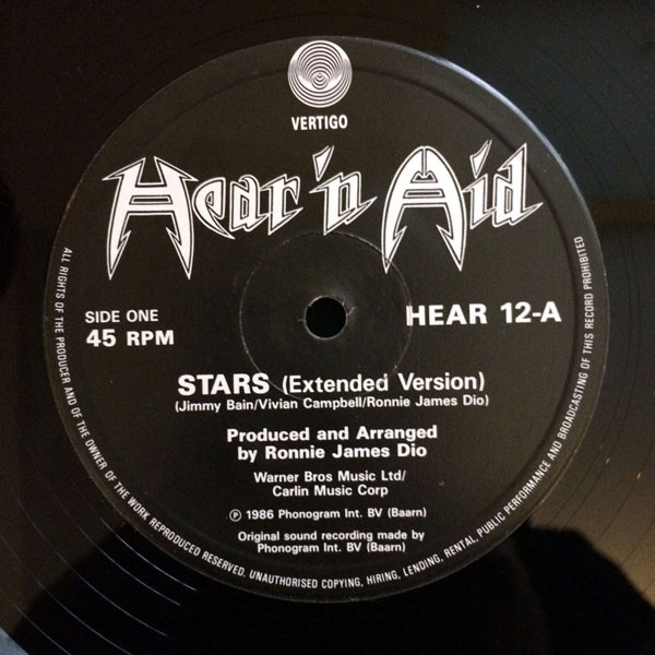 Hear'n Aid - Stars | Vertigo (HEAR 12) - 3