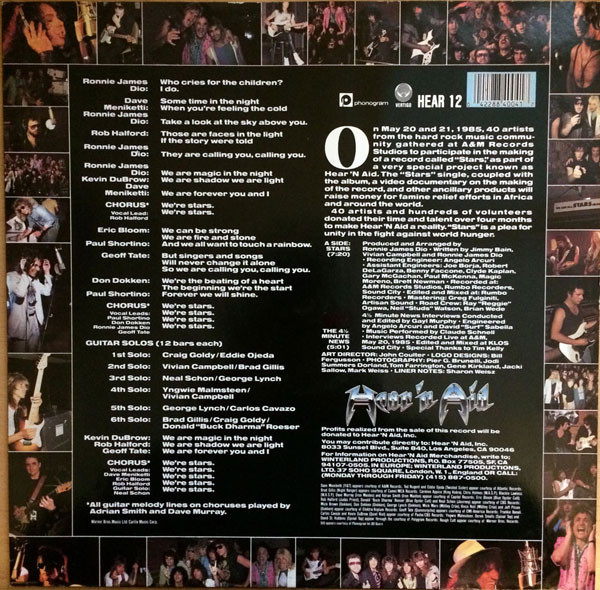 Hear'n Aid - Stars | Vertigo (HEAR 12) - 2