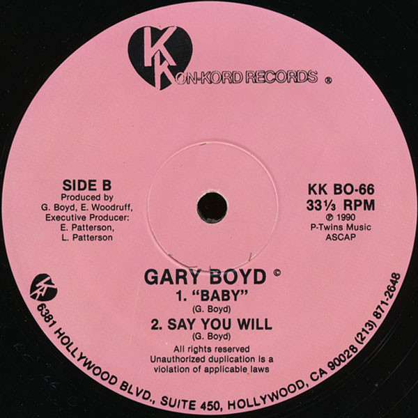 Gary Boyd - Slow Down Take Easy | Kon-Kord Records (KK BB-66) - 2