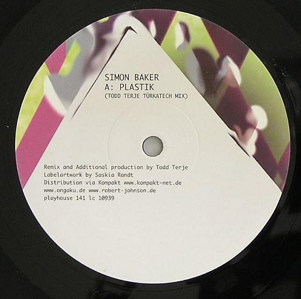 Simon Baker - Plastik | Playhouse (Playhouse 141)
