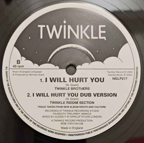 Twinkle Brothers - Help / I Will Hurt You | Twinkle Records (NGLP217) - 2