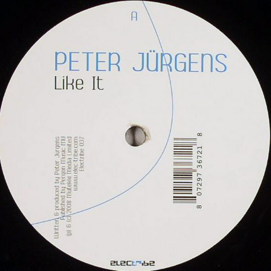 Peter Jürgens - Like It / Backup | Electribe (Electribe 037) - main