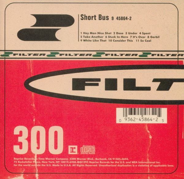 Filter - Short Bus | Reprise Records (CDW 45864) - main Filter - Short Bus | Reprise Records (CDW 45864) - main