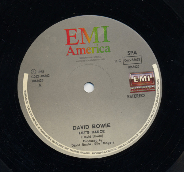David Bowie - Let's Dance | EMI America (11C 062-86662) - 3