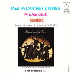 Wings - Mrs. Vandebilt / Bluebird | Apple Records (3C 006-05529) - 2