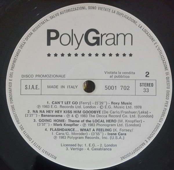 Various - Disco Promozionale | PolyGram (5001 702) - 2 Various - Disco Promozionale | PolyGram (5001 702) - 2