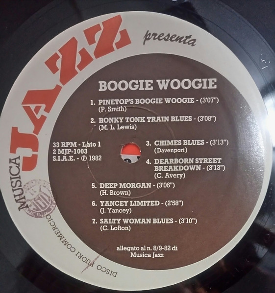 Various - Boogie Woogie | Musica Jazz (2 MJP 1003) - 3