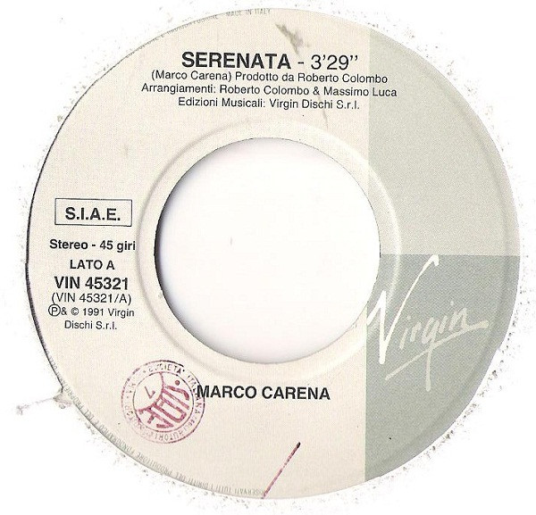 Marco Carena - Serenata | Virgin (VIN 45321) - 3