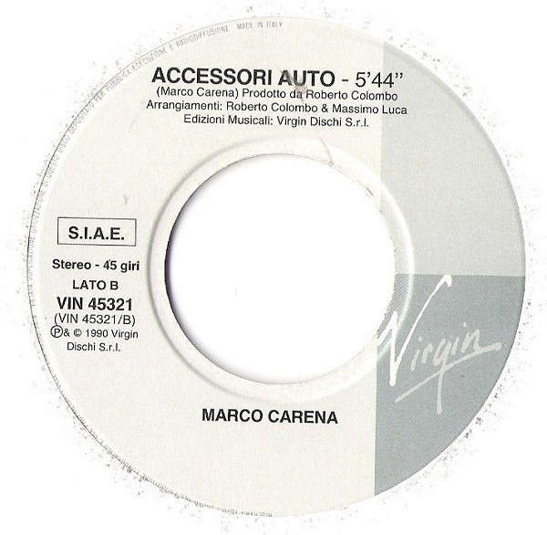 Marco Carena - Serenata | Virgin (VIN 45321) - 4