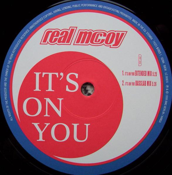 Real McCoy - It's On You | Hansa (74321 67312 1) - 4