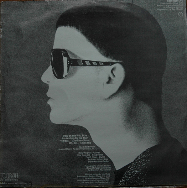 Lou Reed - Lou Reed Live | RCA (APL1-0959) - 2 Lou Reed - Lou Reed Live | RCA (APL1-0959) - 2