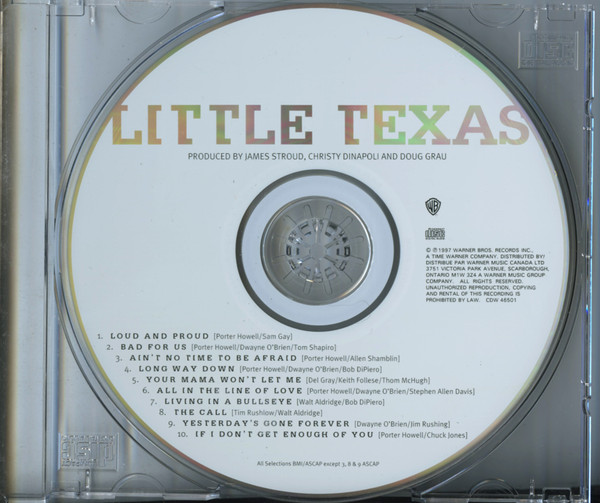 Little Texas - Little Texas | Warner Bros. Records (CDW 46501) - 3 Little Texas - Little Texas | Warner Bros. Records (CDW 46501) - 3