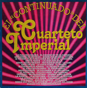 Cuarteto Imperial - El Continuado Del Cuarteto Imperial | CBS (CBS 84797) - main Cuarteto Imperial - El Continuado Del Cuarteto Imperial | CBS (CBS 84797) - main