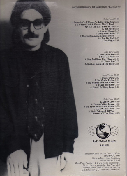 Captain Beefheart And The Magic Band - Best Batch Yet 2LP | God's Golfball Records (DON-12981) - 2 Captain Beefheart And The Magic Band - Best Batch Yet 2LP | God's Golfball Records (DON-12981) - 2