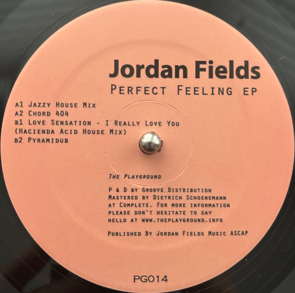 Jordan Fields - Perfect Feeling EP | The Playground (PG014) - main Jordan Fields - Perfect Feeling EP | The Playground (PG014) - main