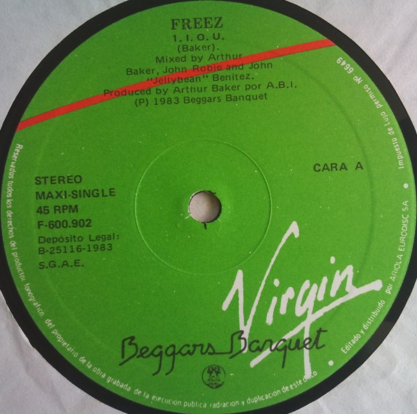 Freeez - I.O.U. (Megamix) | Beggars Banquet (F-600902) - 2 Freeez - I.O.U. (Megamix) | Beggars Banquet (F-600902) - 2