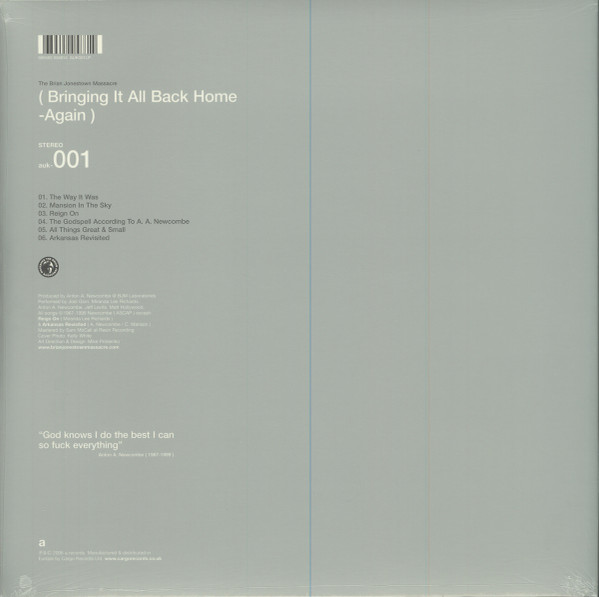 The Brian Jonestown Massacre - ( Bringing It All Back Home -Again ) | A Records (AUK001LP) - 2