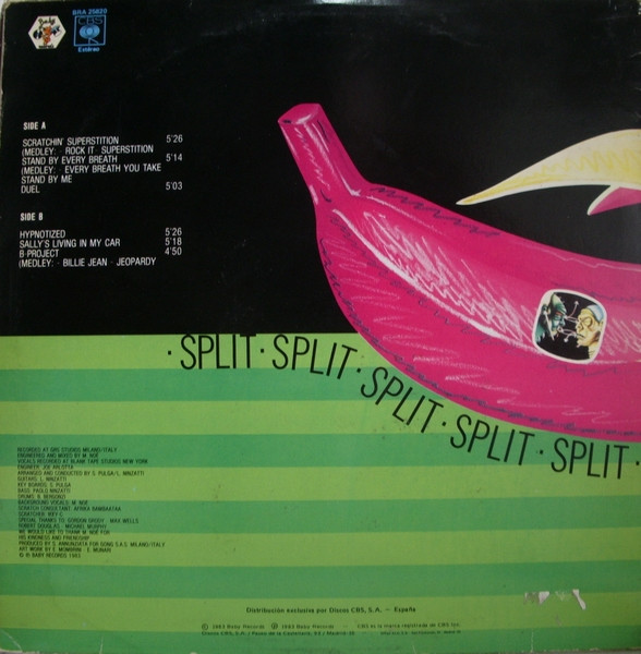 Pink Project - Split | Baby Records (BRA 25820) - 2