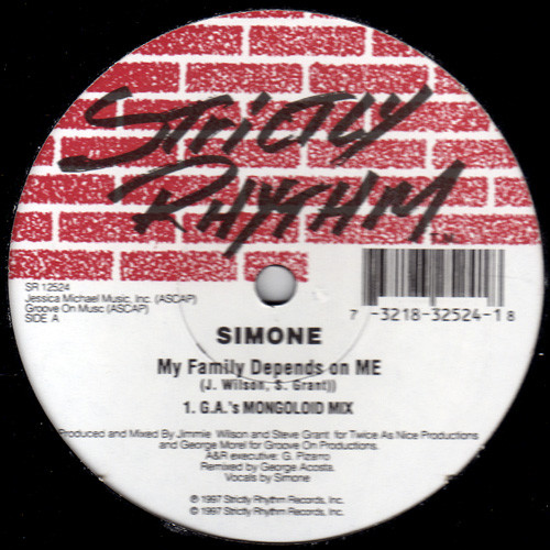 Simone - My Family Depends On Me | Strictly Rhythm (SR 12524) - 3