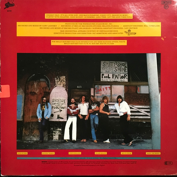 Molly Hatchet - Flirtin' With Disaster | Epic (EPC 83791) - 2