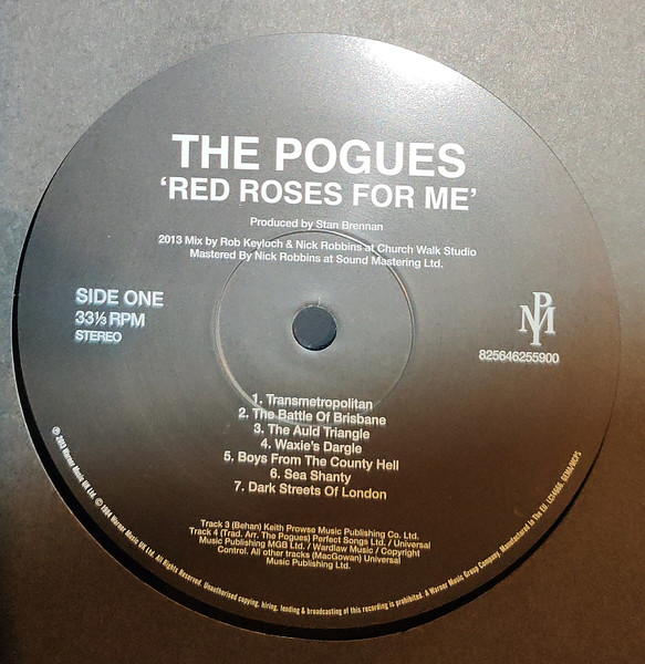 The Pogues - Red Roses For Me | Pogue Mahone Records (825646255900) - 3