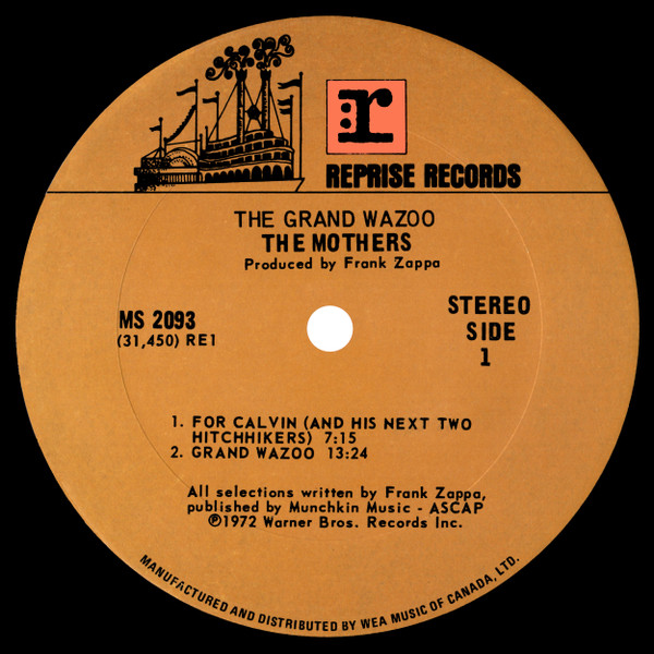 The Mothers - The Grand Wazoo | Reprise Records (MS 2093) - 3