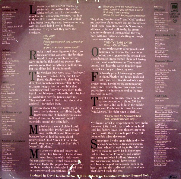 Joan Baez - Gulf Winds | A&M Records (AMNP 101) - 2 Joan Baez - Gulf Winds | A&M Records (AMNP 101) - 2