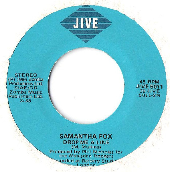 Samantha Fox - Do Ya Do Ya (Wanna Please Me) | Jive (JIVE 5011) - 4