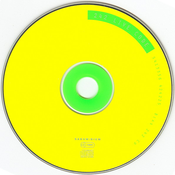 Front 242 - Live Code | Play It Again Sam Records (BIAS 242 CD) - 3