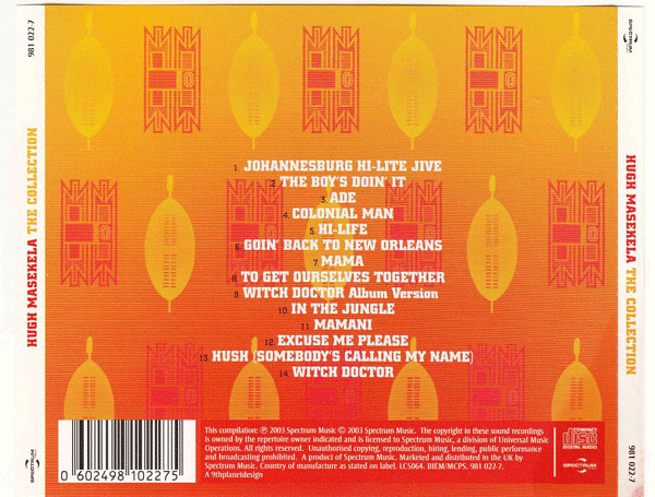 Hugh Masekela - The Collection | Spectrum Music (981 022-7) - 2