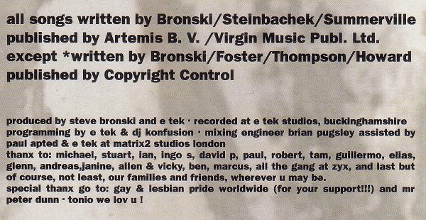 Bronski Beat - Why ??? | ZYX Music (ZYX 7026-12) - 3