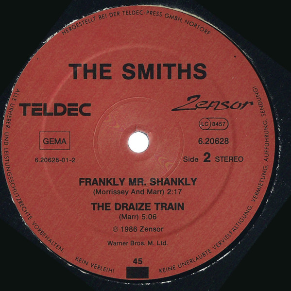 The Smiths - Some Girls Are Bigger Than Others | Zensor (6.20628 AE) - 4 The Smiths - Some Girls Are Bigger Than Others | Zensor (6.20628 AE) - 4