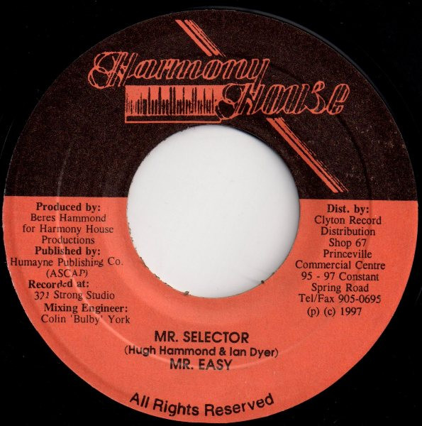 Mr. Easy - Mr. Selector | Harmony House (none) - main Mr. Easy - Mr. Selector | Harmony House (none) - main