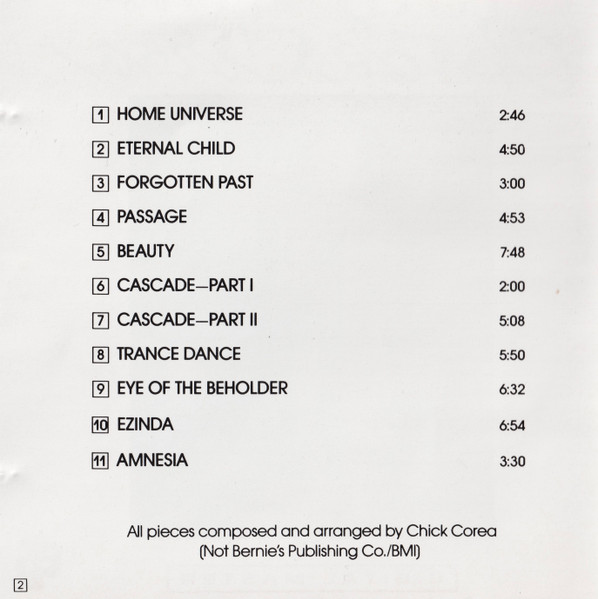 The Chick Corea Elektric Band - Eye Of The Beholder | GRP (GRP-D-9564) - 4