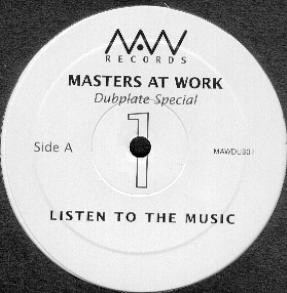 Masters At Work - Dubplate Special 1 | MAW Records (MAWDUB01) - main