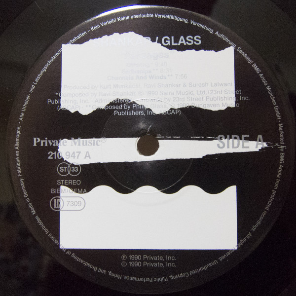 Ravi Shankar And Philip Glass - Passages | Private Music (210 947) - 4 Ravi Shankar And Philip Glass - Passages | Private Music (210 947) - 4