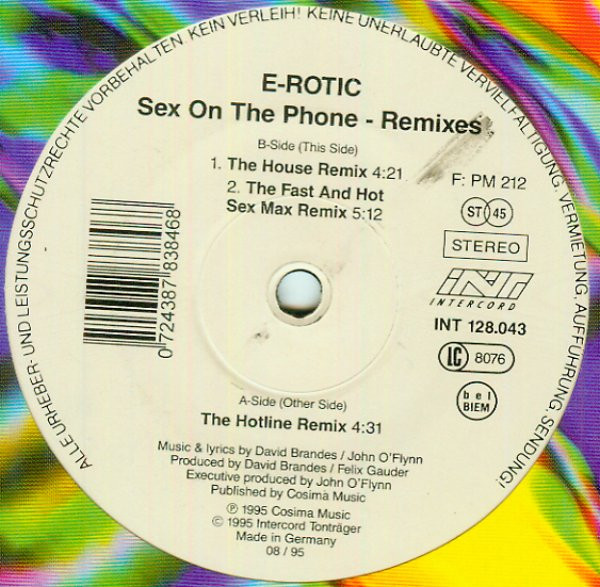 E-Rotic - Sex On The Phone - Remixes | Blow Up (INT 128.043)