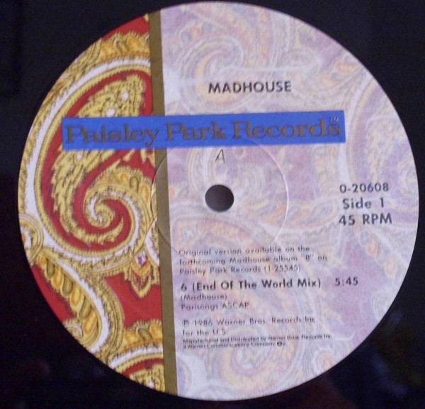 Madhouse - 6 | Paisley Park (9 20608-0 A) - 3