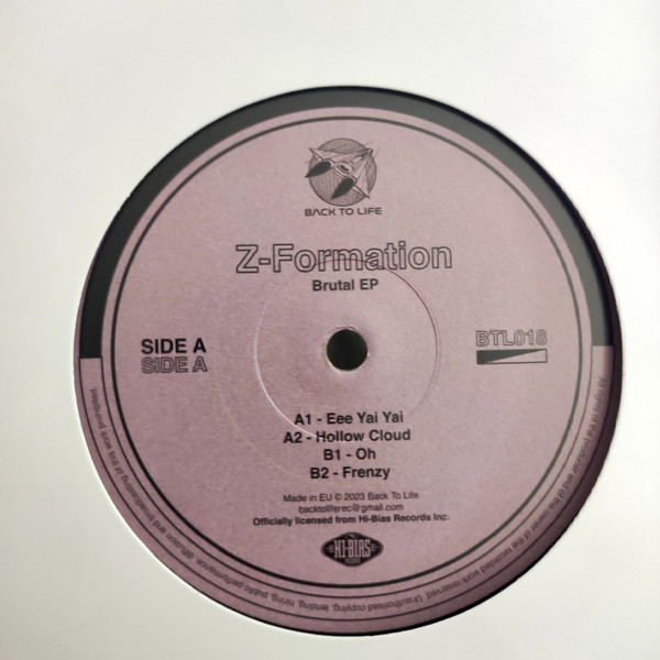 Z-Formation - Brutal EP | Back To Life (BTL018)